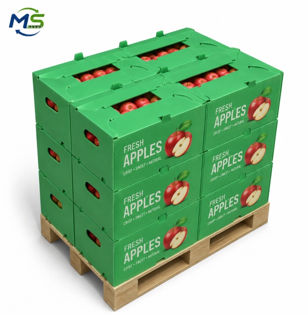 ChatGPT Image 2026年6月23日 16_39_32 Reusable PP Corrugated Plastic Strawberry Crate Waterproof Stackable Harvest Box for Farm Picking and Cold Chain Transport