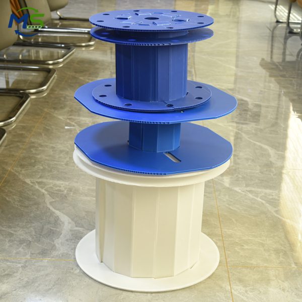 DSC_9462 Polypropylene Hollow Board Wire Spool Durable Waterproof Cable Drum for Fiber Optic Transportation
