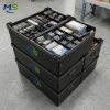 PP Corrugated Turnover Box Divided PP Hollow Plastic Anti-Static Circulation Box Corrugated Crate for Factory Hardware & Electronic Components