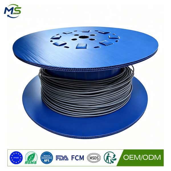 pp Fiber Drum (6) Fiber Cable Spool Manufacturer for Telecom Cable Packaging
