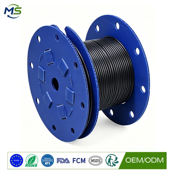 pp Fiber Drum (7) PP Fiber Drum | Reusable Plastic Cable Reel for Optical Fiber Cable