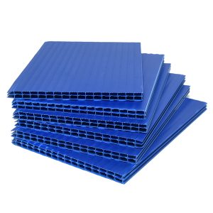双层PP中空板 (33) Flame Retardant Double Wall PP Corrugated Board, Fire-Resistant, Suitable for Warehouse Safety Barriers & Partition Walls
