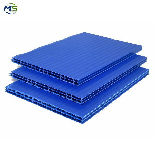 双层中空板 (1) Impact Proof Double Wall PP Corrugated Panels, Drop Resistant, for Fragile Product Shipping & Breakage Prevention