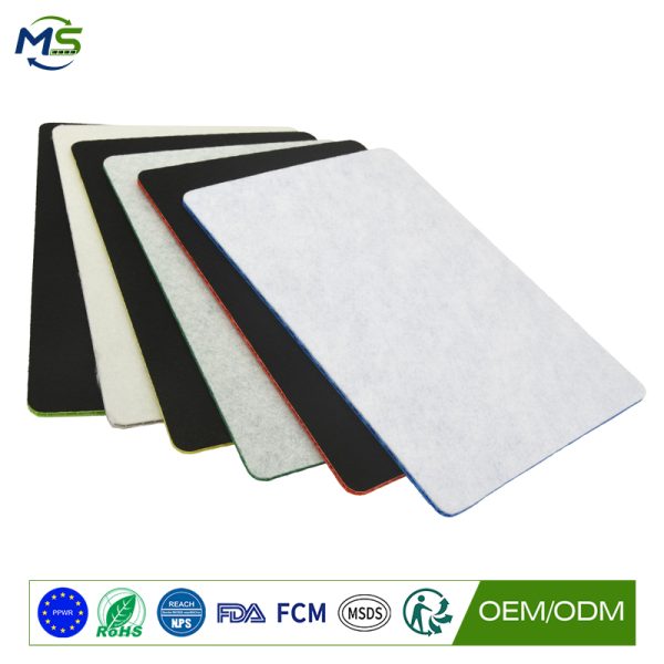 Durable Plastic Floor Protection Board with Felt Backing for Construction Site Applications