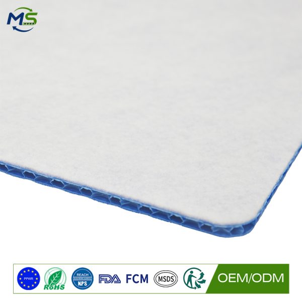 Industrial PP Floor Protection Board with Felt Surface for Construction and Surface Protection