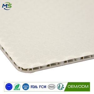 PP-Honeycomb-Felt-Board-063 Water Resistant PP Honeycomb Floor Protection Board with Felt Surface for Construction