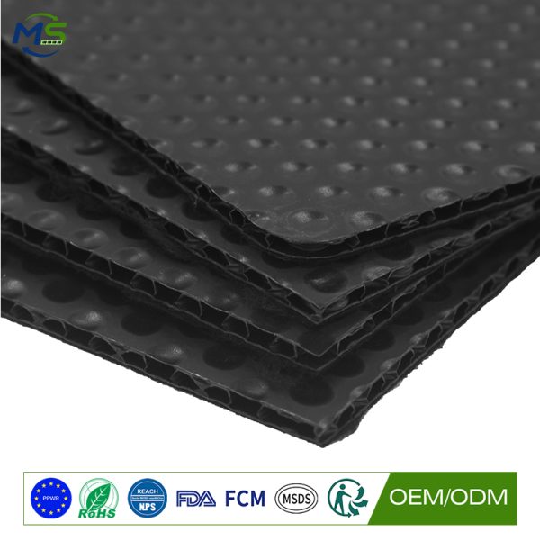 Durable PP Floor Protection Sheet with Felt Backing for Construction Site Surface Protection