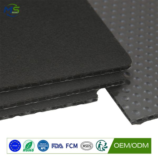 PP Honeycomb Protective Wall Board with Felt Surface for Building Construction