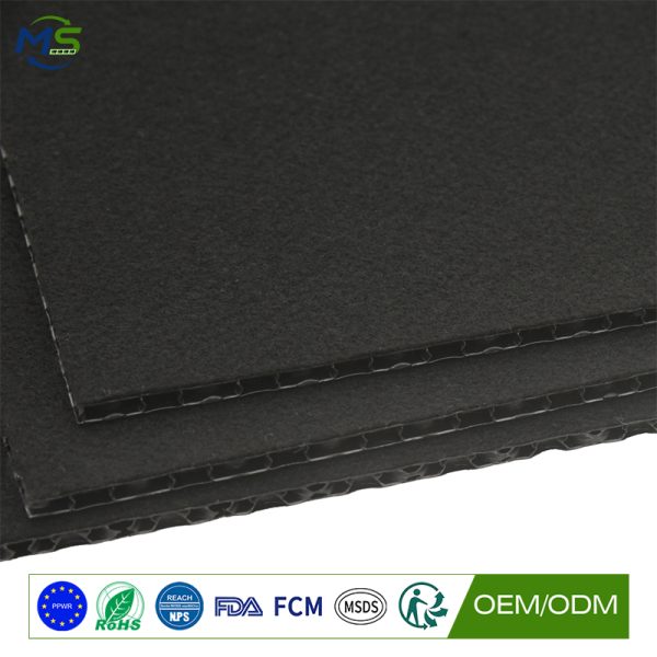 Custom Reusable PP Honeycomb Protection Board with Felt Surface for Floor Wall and Stair Protection