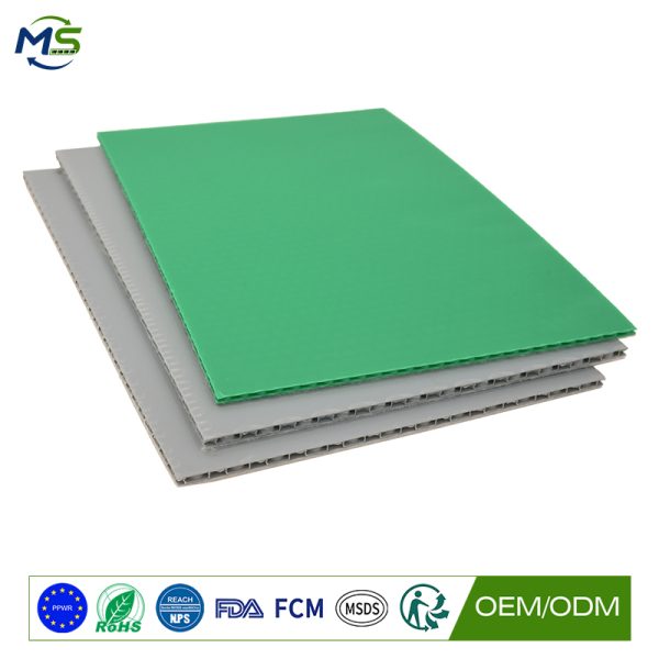 Temporary Wall Protection Board with Felt Backed PP Honeycomb Panel for Construction