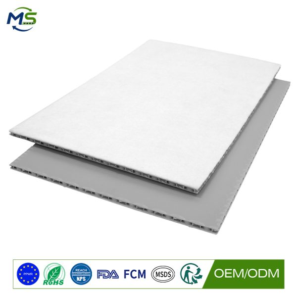 Felt Backed PP Construction Protection Board for Temporary Floor Wall and Stair Protection