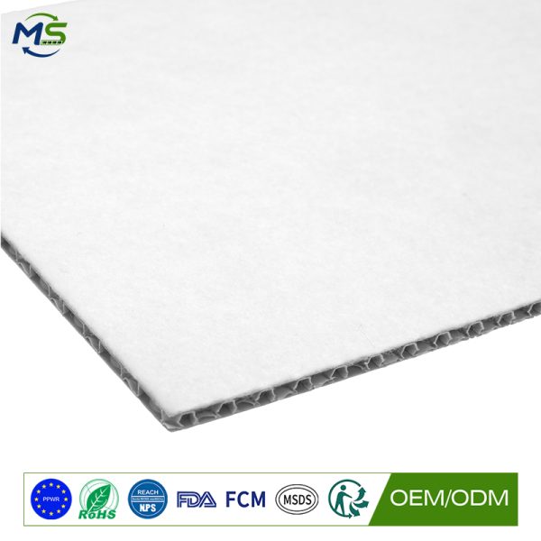 Felt Backed Plastic Floor Protector for Construction Sites Home Renovation and Remodeling