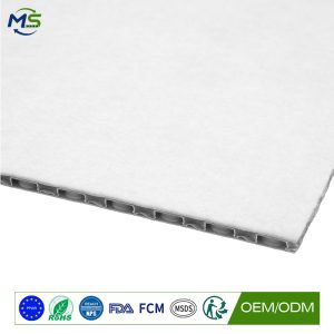 PP-Honeycomb-Felt-Board-095 Felt Covered PP Honeycomb Stair Protection Panel for Construction and Remodeling