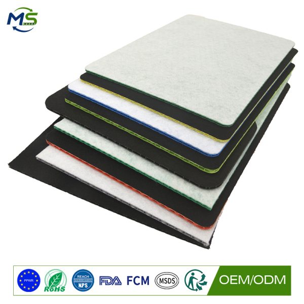 Felt Backed Plastic Wall Protection Board for Building Construction and Renovation
