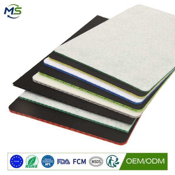 Heavy Duty PP Stair Protector Board with Felt Layer for Construction and Renovation Projects