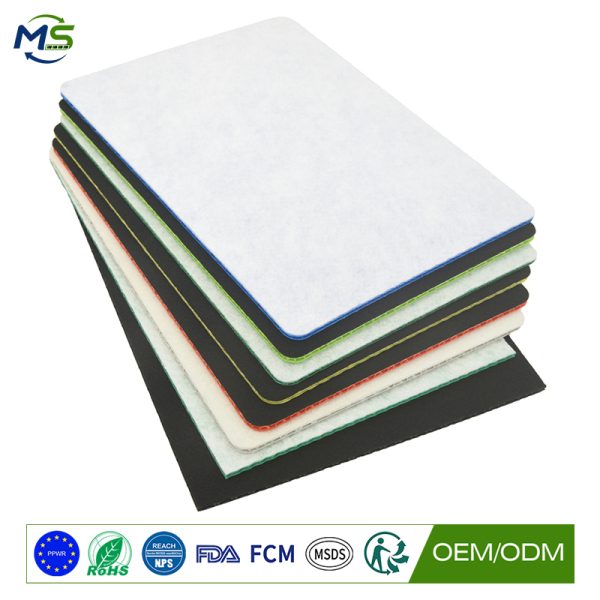Felt Backed Plastic Stair Protection Board for Building Renovation and Construction