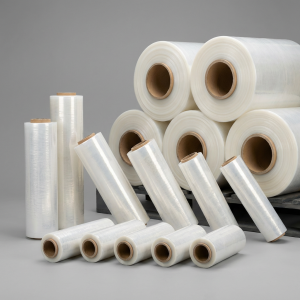 He88c17f9be424564ad140eb8b76fb423J Ultra Thin High Strength Machine Stretch Film with Excellent Stretchability for Cost-Effective Pallet Packaging